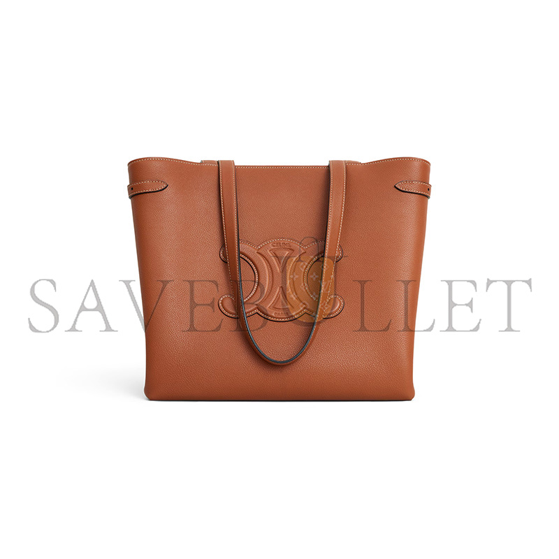 Ce**e medium cabas anaÏs cuir triomphe in grained calfskin 121733eny.04lu (54*29.5*15cm)